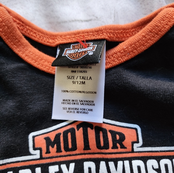 Harley davidson Baby Onsie - Picture 3 of 3